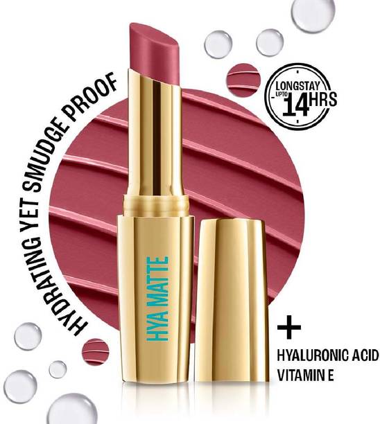 Lakmé 9to5 Hya Matte Lipstick Workday Rose 3.6gm