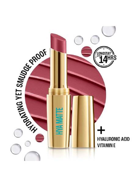 Lakmé 9to5 Hya Matte Lipstick Workday Rose 3.6gm