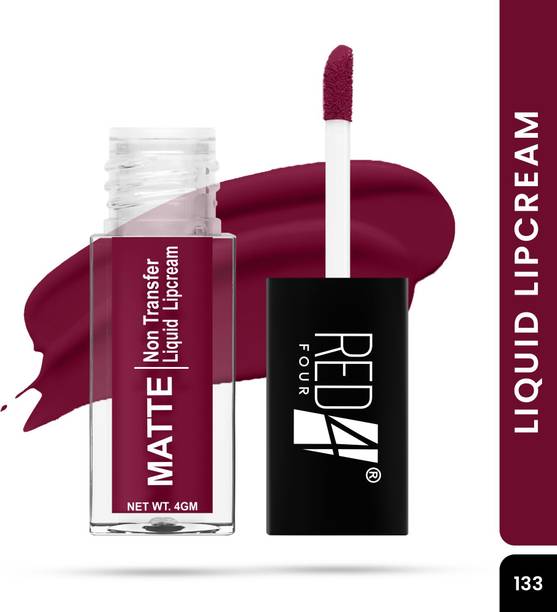 RED4 Miss Perfect Liquid Lip Cream | Non Transfer Matte Liquid Lipstick