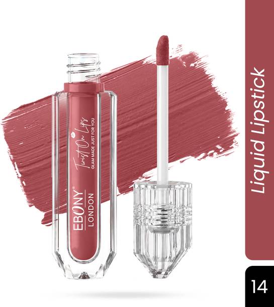 Ebony London Twist on Lips Matte Liquid Lip Color | Long Lasting, Waterproof & Smudgeproof