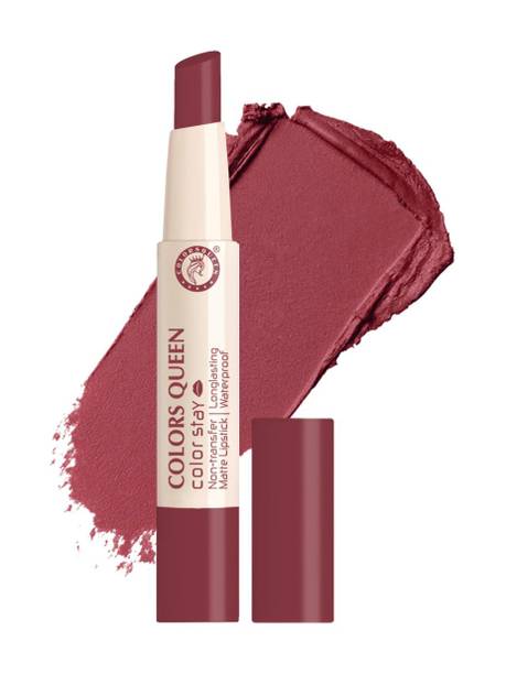 COLORS QUEEN Color Stay Long Lasting Non Transfer Waterproof Matte Lipstick