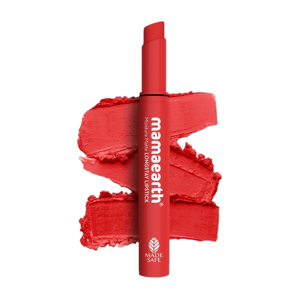 Mamaearth Moisture Matte Longstay Lipstick for 12 Hour Long Stay