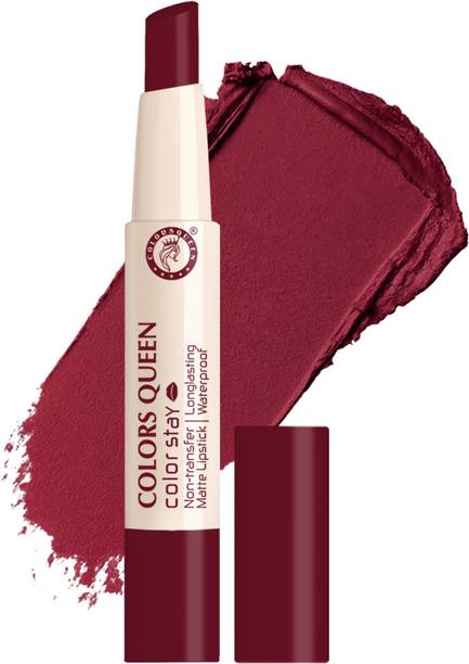 COLORS QUEEN Color Stay Long Lasting Non Transfer Waterproof Matte Lipstick