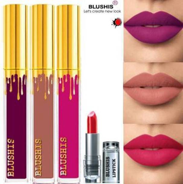 BLUSHIS Hyperstay Liquid Matte Lipstick Smudge Proof