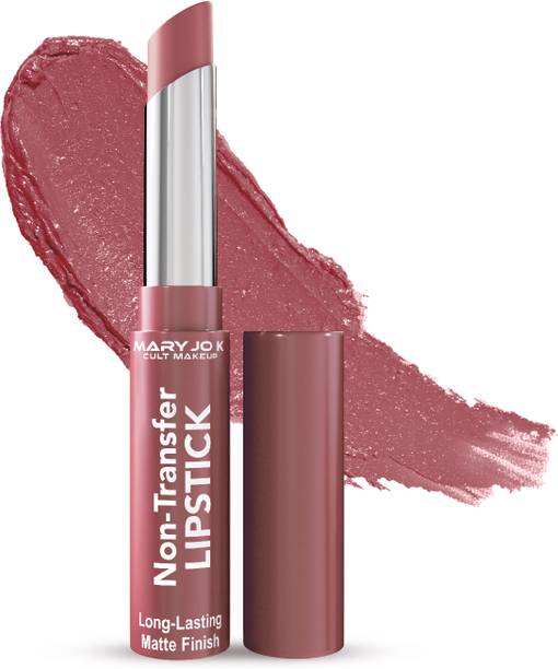 MARY JO K Non Transfer Lipstick, Smudge-proof & Transfer-proof Wear, Vitamin E