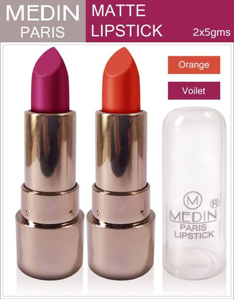 MEDIN copper Body matte lipstick cosmetics makeup combo set of 2 color