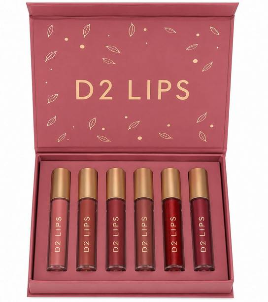 D2 LIPS Influencer Choice Liquid Lipstick Set of 6