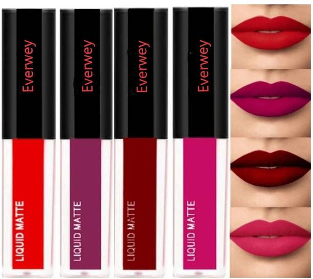 Everwey Matte minis Red edition Liquid lipstick