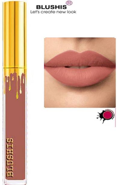 ब्लूशिस Non Transfer Smudge Proof Longlasting Sensational Liquid Matte Lipstick