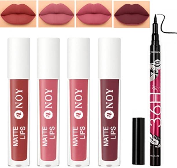 NOY Transfer Proof Matte Lipstick Creamy Smooth Lightweight Finish Look