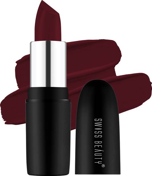 SWISS BEAUTY Pure Matte Lipstick | Long Lasting, Hydrating & Lightweight Lipstick
