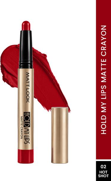 MATTLOOK Hold My Lips Matte Crayon Lipstick | Non-Transfer | Long Lasting Matte Lipstick
