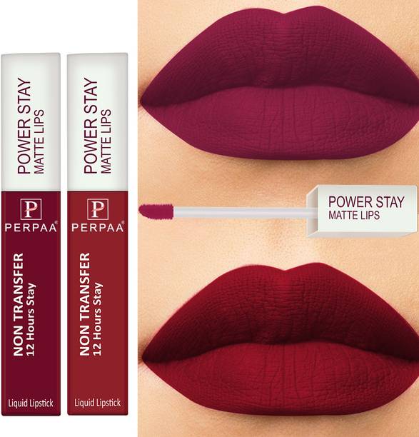 Perpaa Non Transfer Smudge Proof Longlasting Sensational Liquid Matte Lipstick