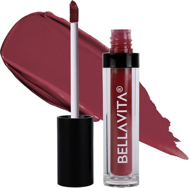 BELLAVITA Kiss-Proof Liquid Lipstick, Intense Moisturisation, Ultra Matte Finish