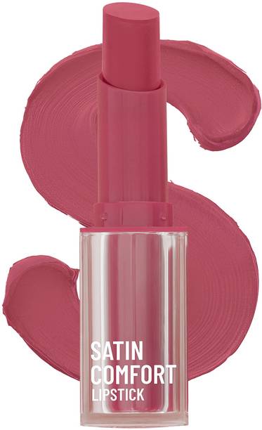 SWISS BEAUTY Satin Comfort Lipstick | Ultra-Hydrating | Highly Pigmented |Satin Matte Finish
