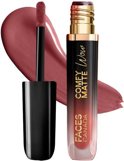 FACES CANADA Comfy Matte Wow Liquid Lipstick | Highly Pigmented | Long Lasting