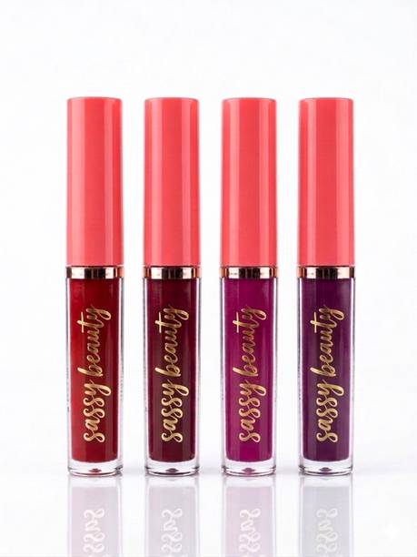 sassy beauty Long Lasting liquid Matte Lipsticks (Multicolor ,16 ml)