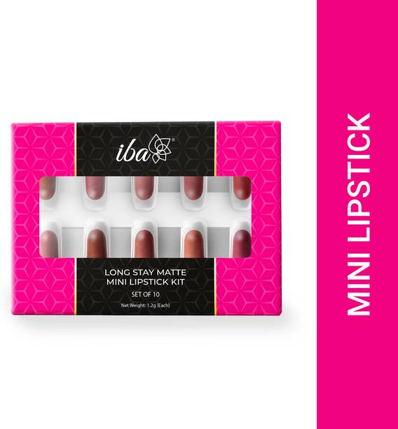 Iba Long Stay Matte Mini Lipstick Kit | Creamy Matte Lipstick Set