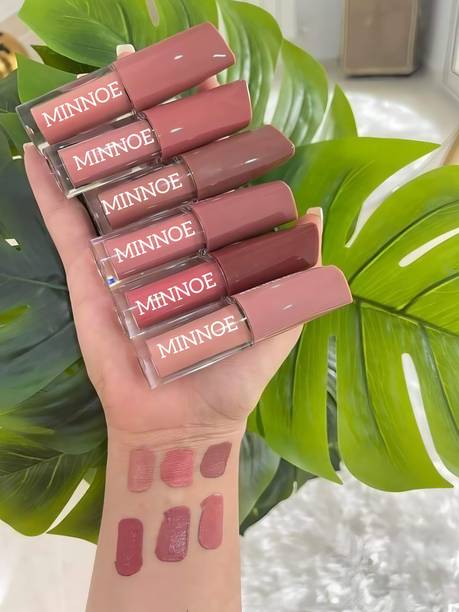 MINNOE Nude Edition Long Lasting Sensational Liquid Matte Lipstick Set of 6
