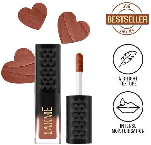 Lakmé Xtraordin-Airy Lip Mousse with Cocoa Butter, Mini Liquid Lipstick