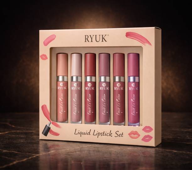 RYUK Velvet Vibes Bold Beauty Liquid Lipstick Combo