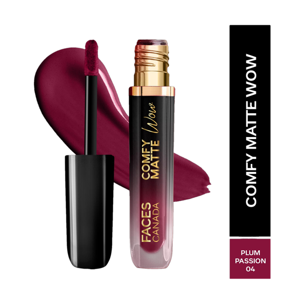 FACES CANADA Comfy Matte Wow Liquid Lipstick | Long Lasting | Waterproof