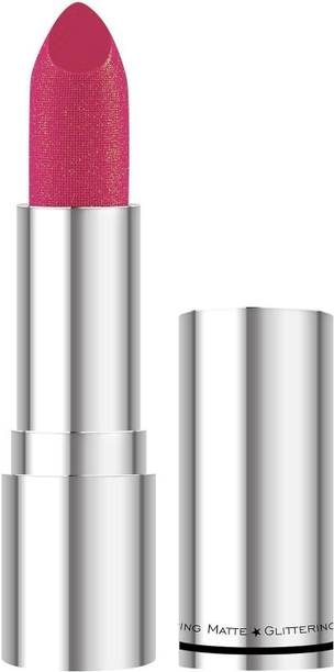 Rudvya Diamond Shine Glitter Lipstick Moisturizing Pink...