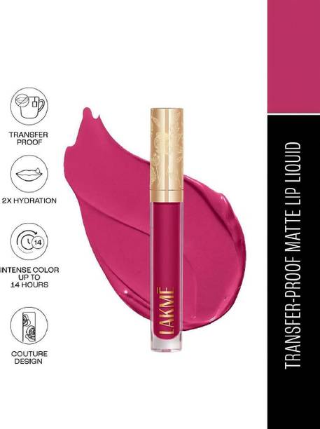 Lakmé Rouge Bloom Matte Lip Liquid Majestic Magnolia 202