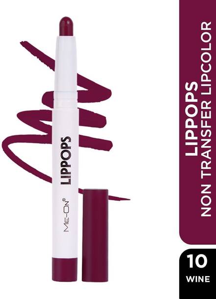 Me-On Lippops Non Transfer Lipstick | Rich Pigment & Smooth Matte Finish