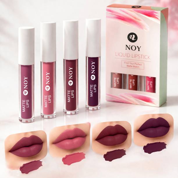NOY Elegant Matte Lipstick Combo Transfer Proof Long Wear Smooth Finish Wear