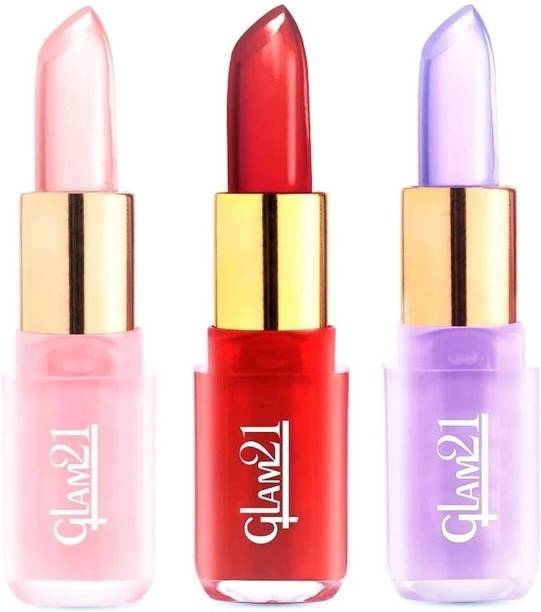 Glam21 Jelly Pop Color Change Fruity Gel Lipstick Soft Lips | Waterproof Glossy Finish