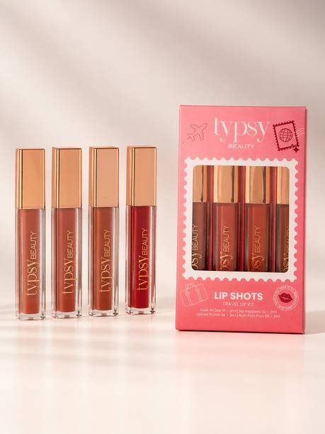 Typsy Beauty Long lasting Liquid Lipsticks Set of 3 Lip shots