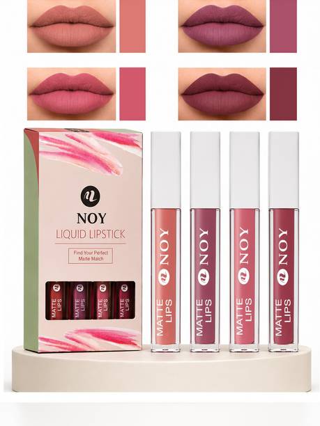 NOY Saloon Secrets Result:4 Shades Of Western Nude Matte Magic Lip Colors Set #WC119