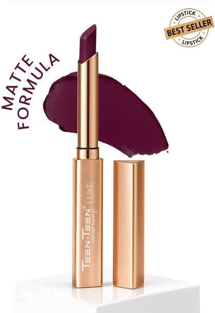 Teen Teen Luxe Matte Lipstick, Long Lasting, Non Transfer, Velvety Matte Finish,Upto 12Hrs
