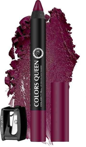 COLORS QUEEN Color It All Highly Pigmented Long Lasting Non Transfer Matte Crayon Lipstick