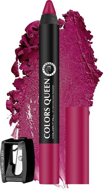 COLORS QUEEN Color It All Highly Pigmented Long Lasting Non Transfer Matte Crayon Lipstick