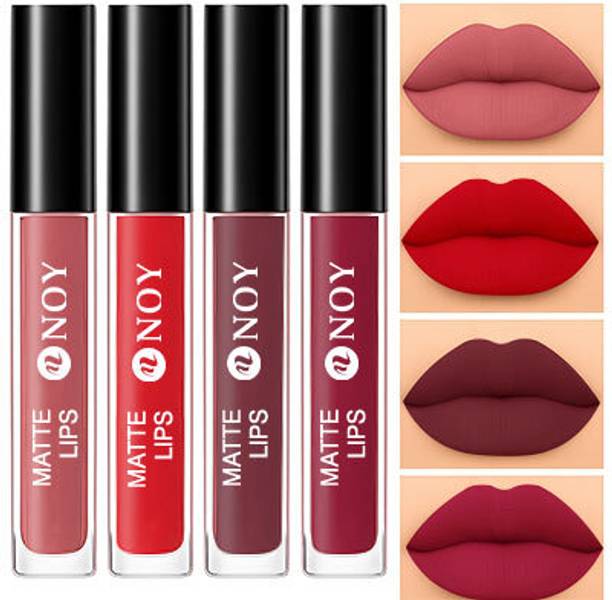 NOY Lipstick Set Waterproof Ultra Matte Strong Daily Use Shades Liquid Lip Combo