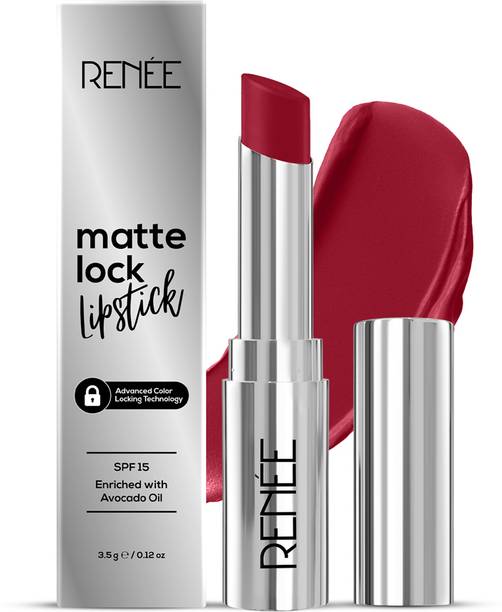 Renee Matte Lock Lipstick, Ultra Matte Finish, Moisturizing, Long Lasting & Weightless