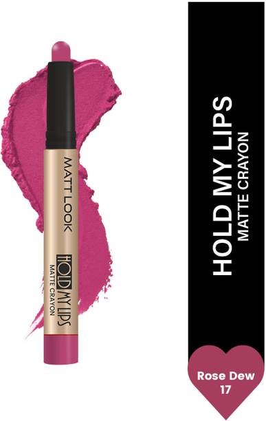 MATTLOOK Hold My Lips Matte Crayon Lipstick | Non-Transfer | Long Lasting Matte Lipstick