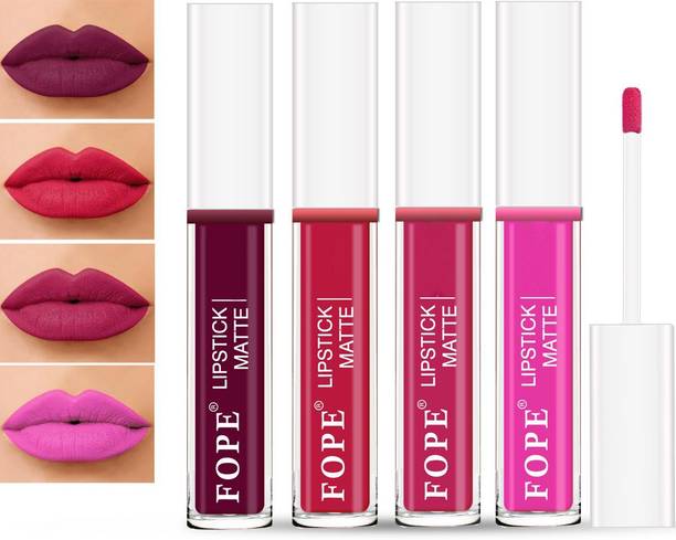 FOPE Lip It Up Liquid Matte Lipsticks Combo Set Smudge& Water-Proof #FL044_LP836