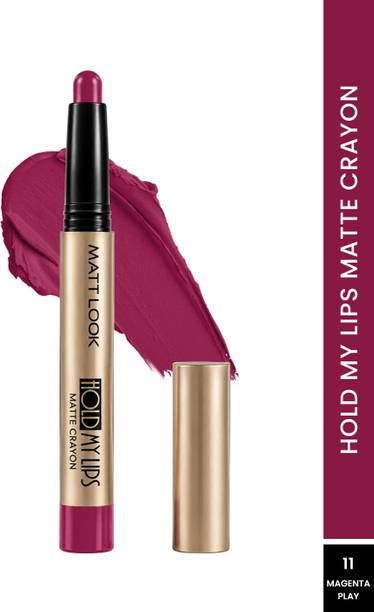MATTLOOK Hold My Lips Matte Crayon Lipstick | Non-Transfer | Long Lasting Matte Lipstick
