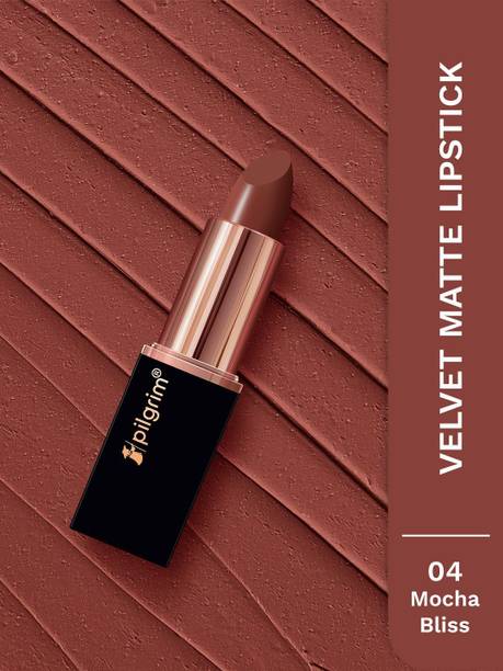 Pilgrim Matte Bullet Lipstick Intense Colour Transferproof & Smudgeproof Mocha Bliss-04