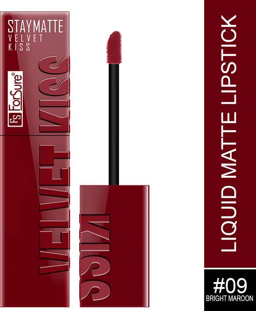 ForSure Velvet Kiss Non-Transfer & Long-Lasting Liquid Lipstick, Up to 12-Hour Stay