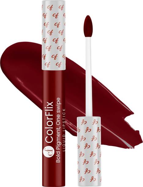 ColorFlix Secret Crush Liquid Lipstick, No Transfer, Long-Stay, Lightweight, Full-Coverage
