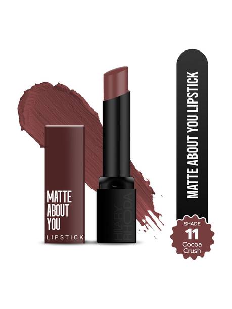 Hilary Rhoda Matte About You Lipstick | Long Lasting & Highly Pigmented | Matte Finish