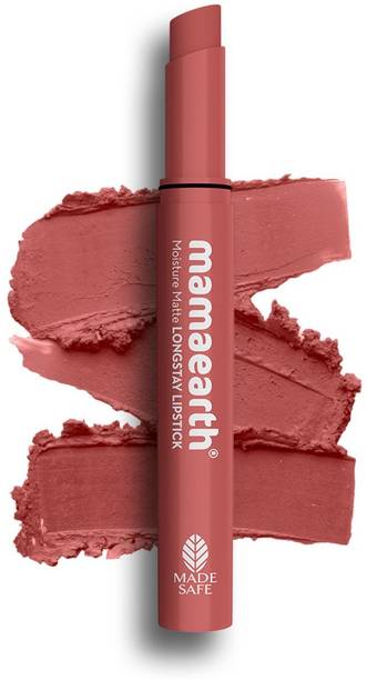 Mamaearth Moisture Matte Longstay Lipstick for 12 Hour Long Stay- Bubblegum Nude