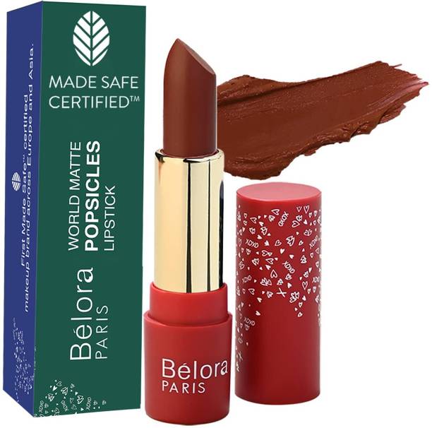 Belora Paris World Matte Lipstick Vitamin C Popsicles - Transferproof Super Pigmented