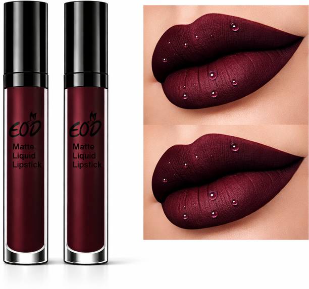 EOD Matte Liquid Lipstick Set of 2 | Rich Pigment | Non-Drying Formula