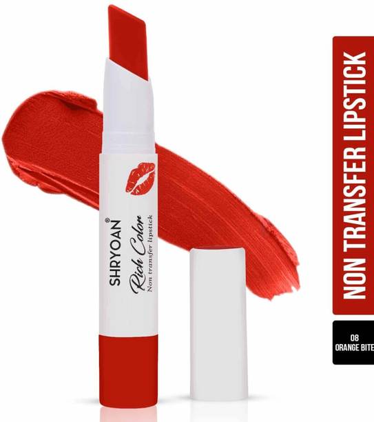 Shryoan Rich Color Non-Transfer Lipstick | Long Stay Waterproof & Matte Finish Lipstick