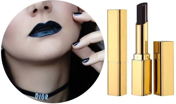 BLUEMERMAID BEST BLACK COLOR CREAMY LIPSTICK LONG LASTING FORMULA
